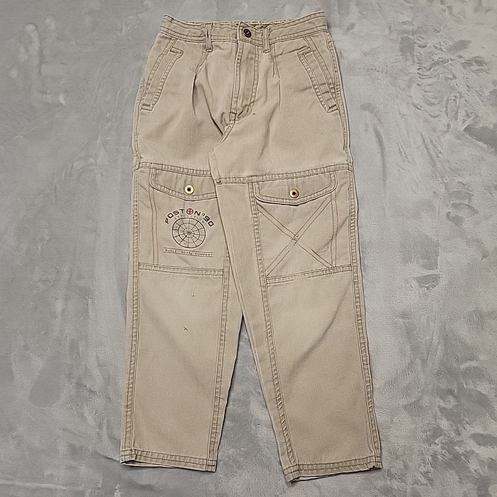 VTG Bugle Boy Pants Boys 5R Khaki Poston 90 Expedition Cargo Utility Chino